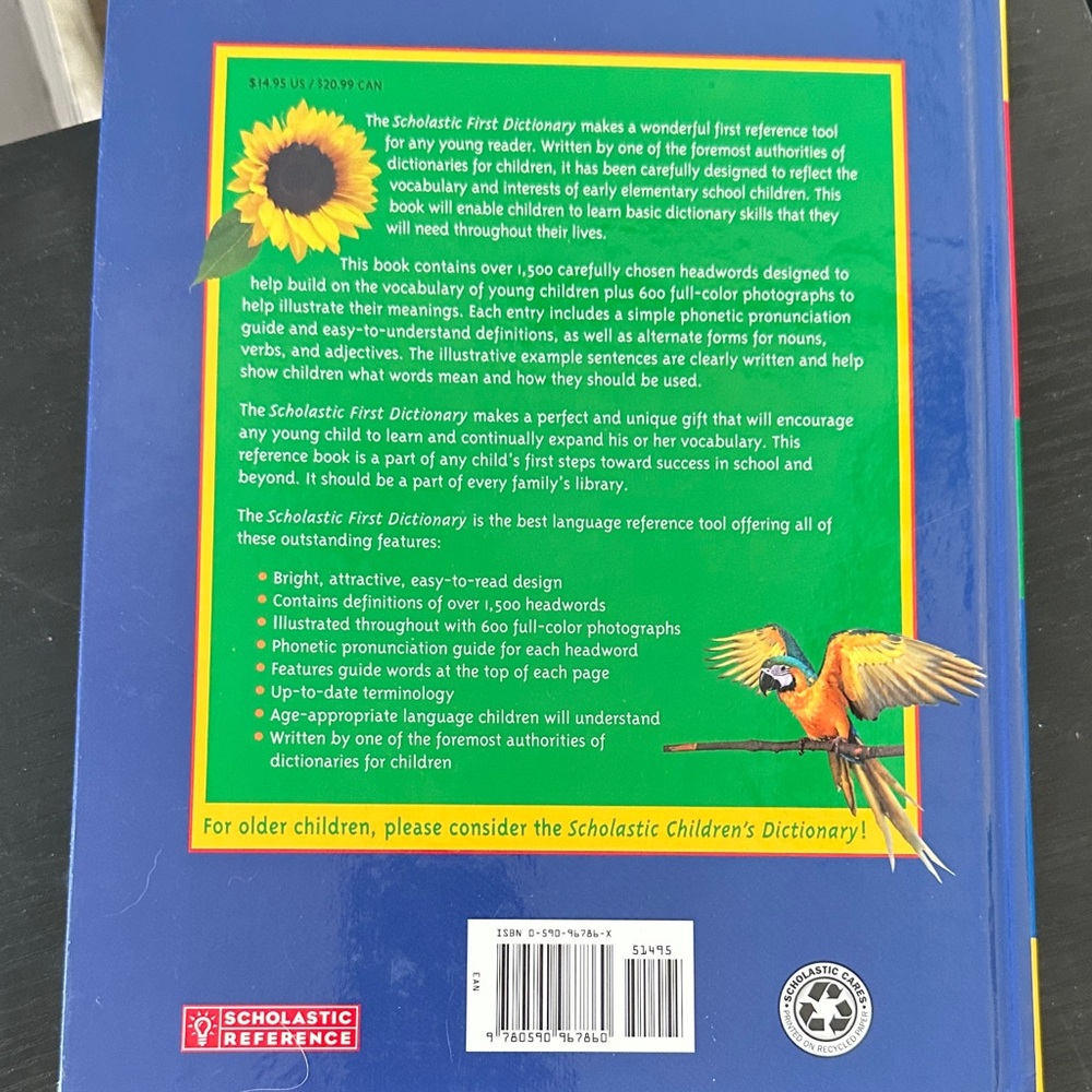 Scholastic First Dictionary - Picture 5 of 5